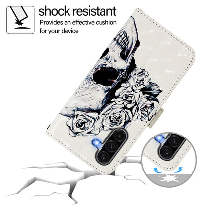 Samsung Galaxy A36 5G Leather Flip Phone Case with 3D Painted Design, Card Holder, Wallet & Stand Function - Durable Protection & Easy Access