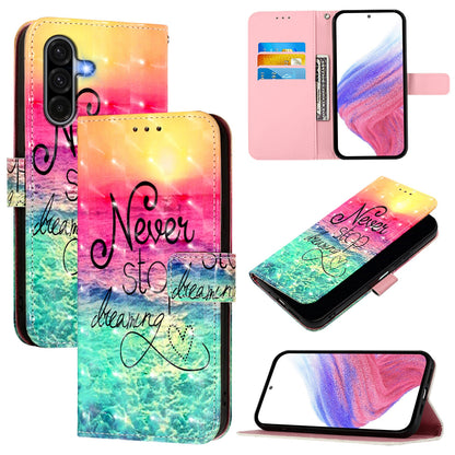 Samsung Galaxy A56 5G Leather Flip Phone Case with 3D Painted Design, Card Holder, Wallet & Stand Function - Durable Protection & Easy Access