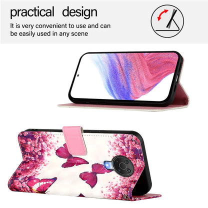 Nokia G10 Leather Flip Phone Case with 3D Painted Design, Card Holder, Wallet & Stand Function - Durable Protection & Easy Access