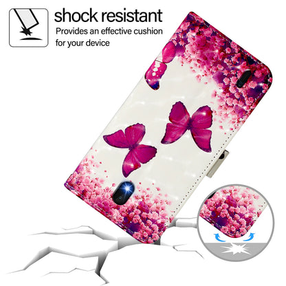 Nokia C01 Plus Leather Flip Phone Case with 3D Painted Design, Card Holder, Wallet & Stand Function - Durable Protection & Easy Access