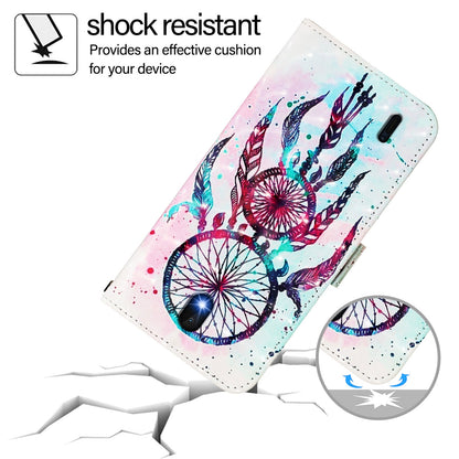 Nokia C1 2nd Edition Leather Flip Phone Case with 3D Painted Design, Card Holder, Wallet & Stand Function - Durable Protection & Easy Access