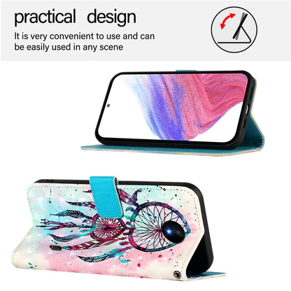 Nokia C20 Leather Flip Phone Case with 3D Painted Design, Card Holder, Wallet & Stand Function - Durable Protection & Easy Access