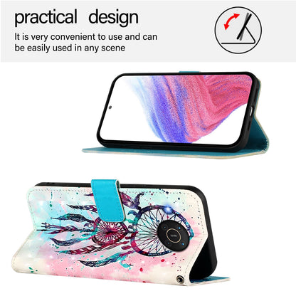 Nokia X10 Leather Flip Phone Case with 3D Painted Design, Card Holder, Wallet & Stand Function - Durable Protection & Easy Access