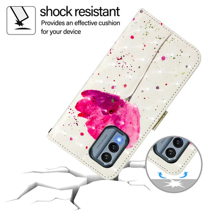 Nokia X30 5G Leather Flip Phone Case with 3D Painted Design, Card Holder, Wallet & Stand Function - Durable Protection & Easy Access