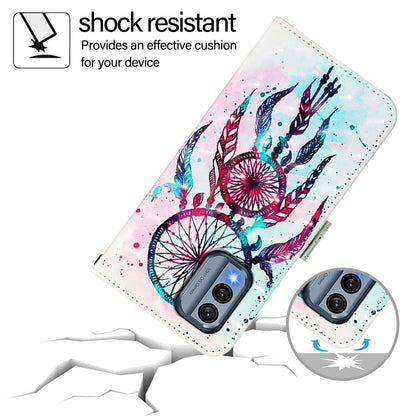 Nokia X30 5G Leather Flip Phone Case with 3D Painted Design, Card Holder, Wallet & Stand Function - Durable Protection & Easy Access