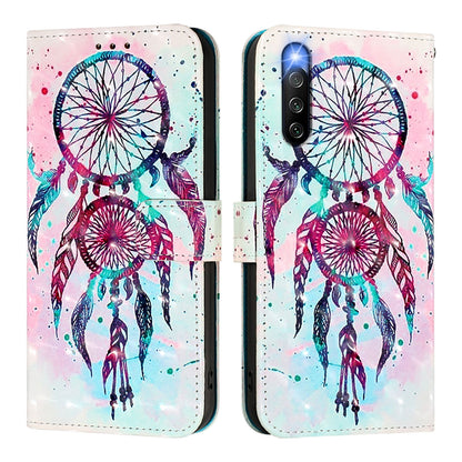 Sony Xperia 10 IV Leather Flip Phone Case with 3D Painted Design, Card Holder, Wallet & Stand Function - Durable Protection & Easy Access