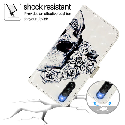 Sony Xperia 10 IV Leather Flip Phone Case with 3D Painted Design, Card Holder, Wallet & Stand Function - Durable Protection & Easy Access