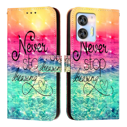 Oukitel C36 Leather Flip Phone Case with 3D Painted Design, Card Holder, Wallet & Stand Function - Durable Protection & Easy Access