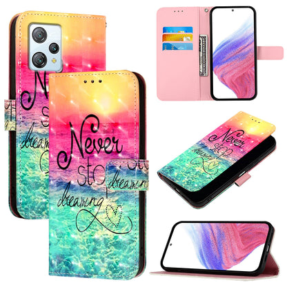 Blackview A53 Leather Flip Phone Case with 3D Painted Design, Card Holder, Wallet & Stand Function - Durable Protection & Easy Access