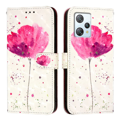 Blackview A53 Leather Flip Phone Case with 3D Painted Design, Card Holder, Wallet & Stand Function - Durable Protection & Easy Access