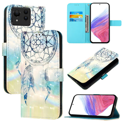 Asus Zenfone 11 Ultra Leather Flip Phone Case with 3D Painted Design, Card Holder, Wallet & Stand Function - Durable Protection & Easy Access