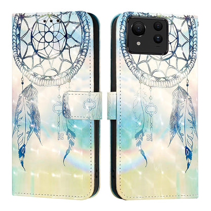 Asus Zenfone 11 Ultra Leather Flip Phone Case with 3D Painted Design, Card Holder, Wallet & Stand Function - Durable Protection & Easy Access