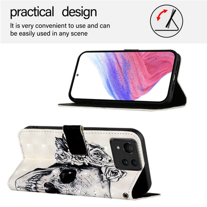 Asus Zenfone 11 Ultra Leather Flip Phone Case with 3D Painted Design, Card Holder, Wallet & Stand Function - Durable Protection & Easy Access