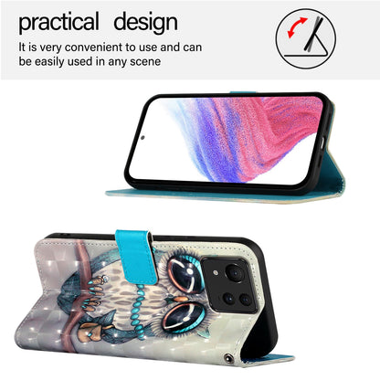 Asus Zenfone 11 Ultra Leather Flip Phone Case with 3D Painted Design, Card Holder, Wallet & Stand Function - Durable Protection & Easy Access