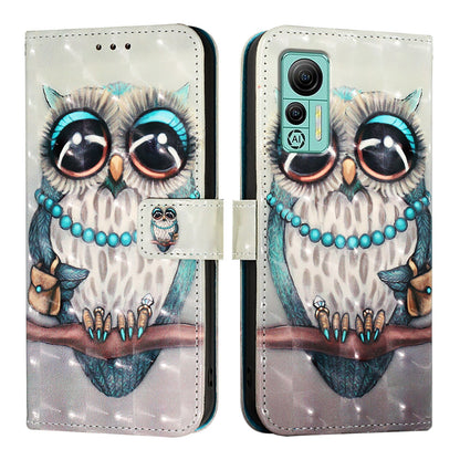 Ulefone Note 14 Leather Flip Phone Case with 3D Painted Design, Card Holder, Wallet & Stand Function - Durable Protection & Easy Access