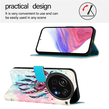 Sharp Aquos R9 Pro SH-54E Leather Flip Phone Case with 3D Painted Design, Card Holder, Wallet & Stand Function - Durable Protection & Easy Access