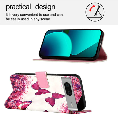 Google Pixel 7 Leather Flip Phone Case with 3D Painted Design, Card Holder, Wallet & Stand Function - Durable Protection & Easy Access