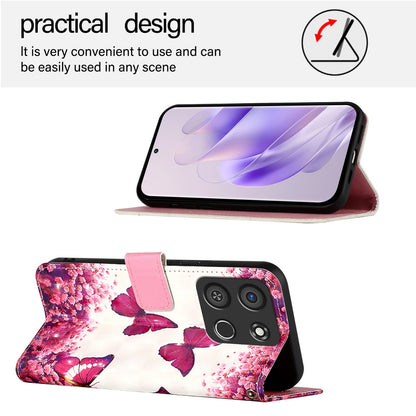 Itel A05s Leather Flip Phone Case with 3D Painted Design, Card Holder, Wallet & Stand Function - Durable Protection & Easy Access