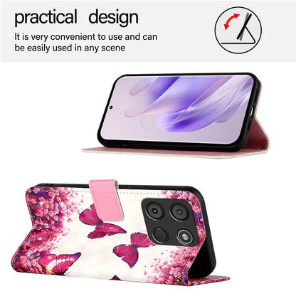 Itel A60 Leather Flip Phone Case with 3D Painted Design, Card Holder, Wallet & Stand Function - Durable Protection & Easy Access