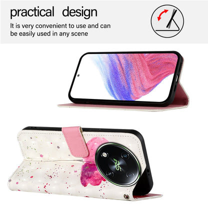 Itel RS4 Leather Flip Phone Case with 3D Painted Design, Card Holder, Wallet & Stand Function - Durable Protection & Easy Access