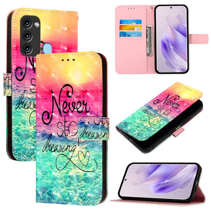 Itel S17 Leather Flip Phone Case with 3D Painted Design, Card Holder, Wallet & Stand Function - Durable Protection & Easy Access