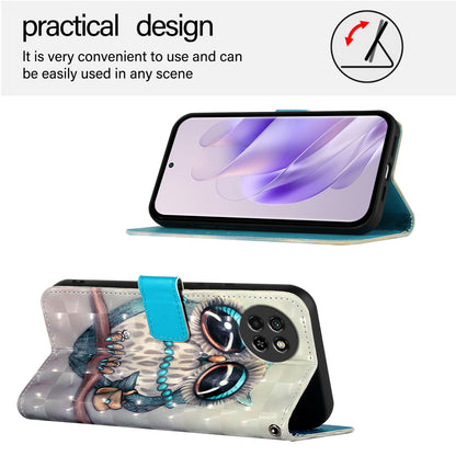 Itel S23 Leather Flip Phone Case with 3D Painted Design, Card Holder, Wallet & Stand Function - Durable Protection & Easy Access