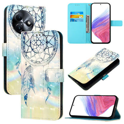 Itel S24 Leather Flip Phone Case with 3D Painted Design, Card Holder, Wallet & Stand Function - Durable Protection & Easy Access