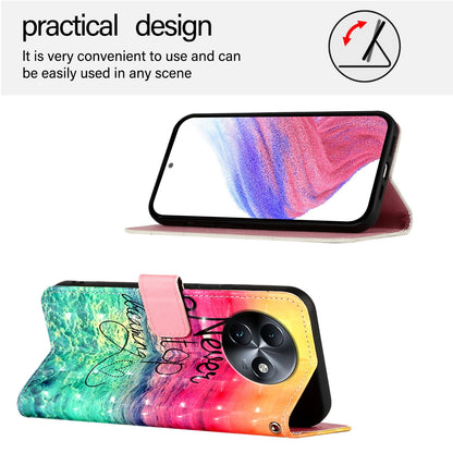 Itel S24 Leather Flip Phone Case with 3D Painted Design, Card Holder, Wallet & Stand Function - Durable Protection & Easy Access