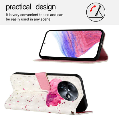 Itel S24 Leather Flip Phone Case with 3D Painted Design, Card Holder, Wallet & Stand Function - Durable Protection & Easy Access