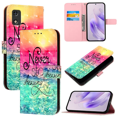 Itel A23 Pro Leather Flip Phone Case with 3D Painted Design, Card Holder, Wallet & Stand Function - Durable Protection & Easy Access