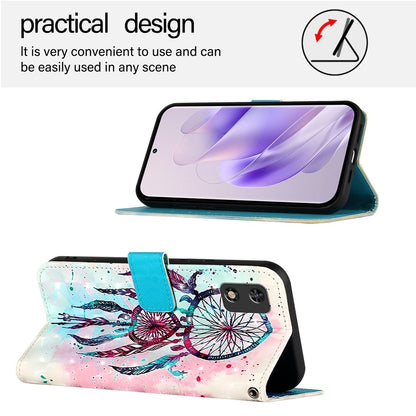 Itel A23 Pro Leather Flip Phone Case with 3D Painted Design, Card Holder, Wallet & Stand Function - Durable Protection & Easy Access