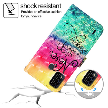 Itel A48 Leather Flip Phone Case with 3D Painted Design, Card Holder, Wallet & Stand Function - Durable Protection & Easy Access