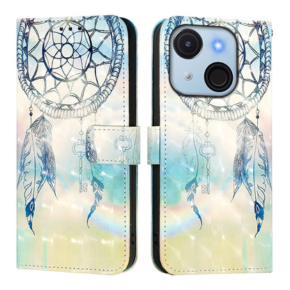 itel A50C Leather Flip Phone Case with 3D Painted Design, Card Holder, Wallet & Stand Function - Durable Protection & Easy Access