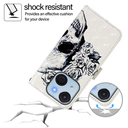 itel A50C Leather Flip Phone Case with 3D Painted Design, Card Holder, Wallet & Stand Function - Durable Protection & Easy Access