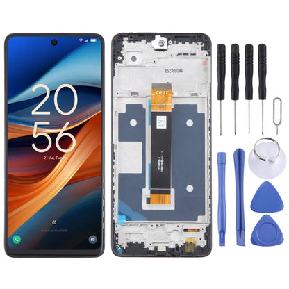 TCL 50 SE LCD Screen Digitizer Full Assembly with Frame - OEM Replacement Part, Test Before Installation