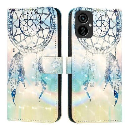 Tecno Camon 19 Neo Leather Flip Phone Case with 3D Painted Design, Card Holder, Wallet & Stand Function - Durable Protection & Easy Access