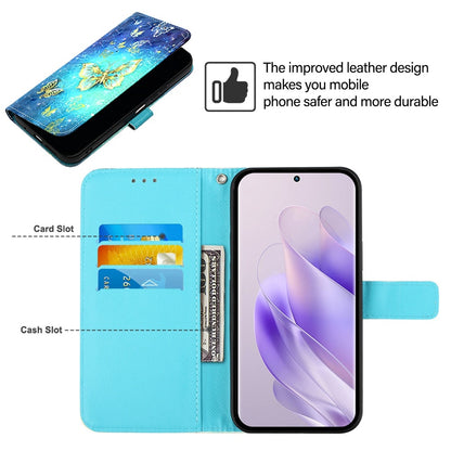 Tecno Camon 30 4G/5G Leather Flip Phone Case with 3D Painted Design, Card Holder, Wallet & Stand Function - Durable Protection & Easy Access