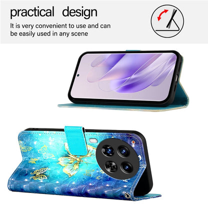 Tecno Camon 30 Premier Leather Flip Phone Case with 3D Painted Design, Card Holder, Wallet & Stand Function - Durable Protection & Easy Access