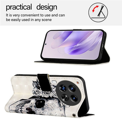 Tecno Camon 30 Premier Leather Flip Phone Case with 3D Painted Design, Card Holder, Wallet & Stand Function - Durable Protection & Easy Access