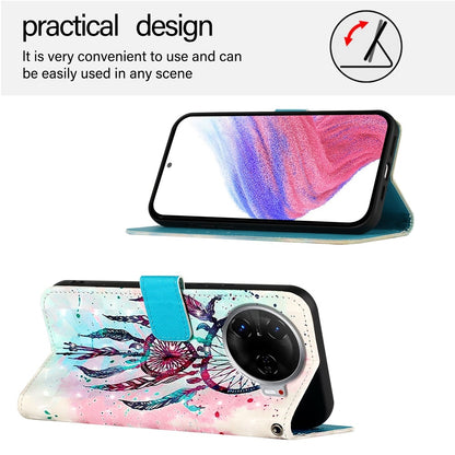 Tecno Camon 30 Pro Leather Flip Phone Case with 3D Painted Design, Card Holder, Wallet & Stand Function - Durable Protection & Easy Access