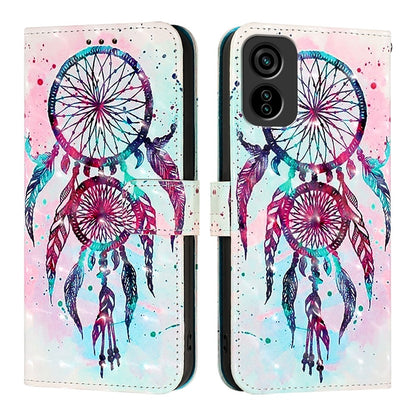 Tecno Pop 6C Leather Flip Phone Case with 3D Painted Design, Card Holder, Wallet & Stand Function - Durable Protection & Easy Access
