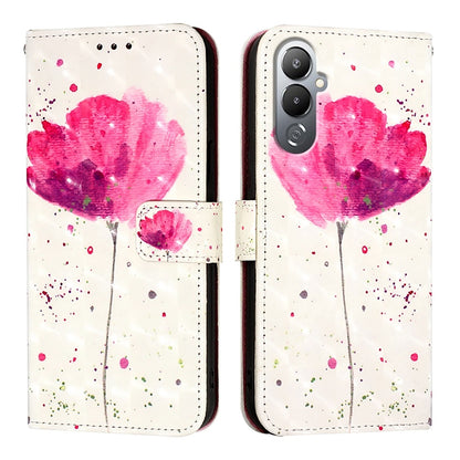 Tecno Pova 4 Pro Leather Flip Phone Case with 3D Painted Design, Card Holder, Wallet & Stand Function - Durable Protection & Easy Access