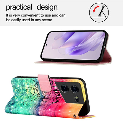 Tecno Pova 5 4G Leather Flip Phone Case with 3D Painted Design, Card Holder, Wallet & Stand Function - Durable Protection & Easy Access