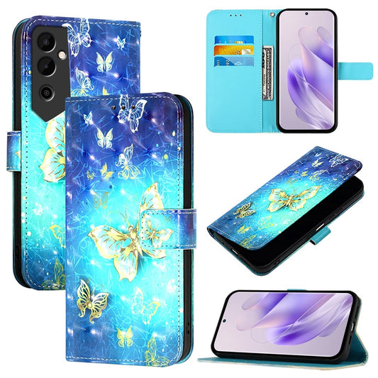 Tecno Pova Neo 2 Leather Flip Phone Case with 3D Painted Design, Card Holder, Wallet & Stand Function - Durable Protection & Easy Access