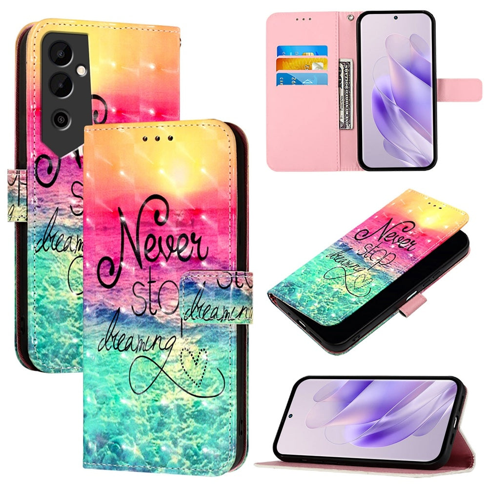 Tecno Pova Neo 2 Leather Flip Phone Case with 3D Painted Design, Card Holder, Wallet & Stand Function - Durable Protection & Easy Access