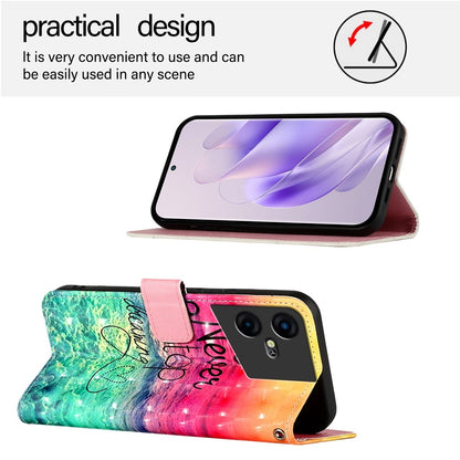 Tecno Pova Neo 3 Leather Flip Phone Case with 3D Painted Design, Card Holder, Wallet & Stand Function - Durable Protection & Easy Access