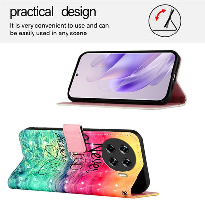 Tecno Spark 20 Pro+ Leather Flip Phone Case with 3D Painted Design, Card Holder, Wallet & Stand Function - Durable Protection & Easy Access