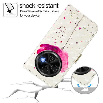 Tecno Spark 30C Leather Flip Phone Case with 3D Painted Design, Card Holder, Wallet & Stand Function - Durable Protection & Easy Access