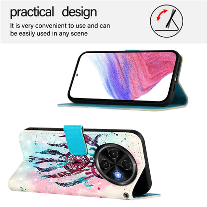 Tecno Spark 30C Leather Flip Phone Case with 3D Painted Design, Card Holder, Wallet & Stand Function - Durable Protection & Easy Access