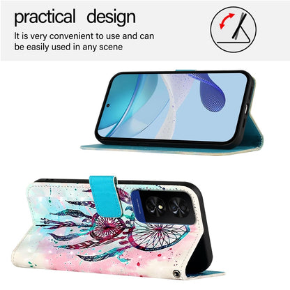 TCL 50 5G Leather Flip Phone Case with 3D Painted Design, Card Holder, Wallet & Stand Function - Durable Protection & Easy Access